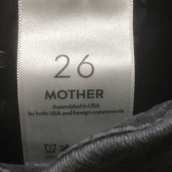 Mother High Waisted Looker Ankle Fray Jeans Women's 26 in Dancing in The Moonlig - Picture 4 of 8